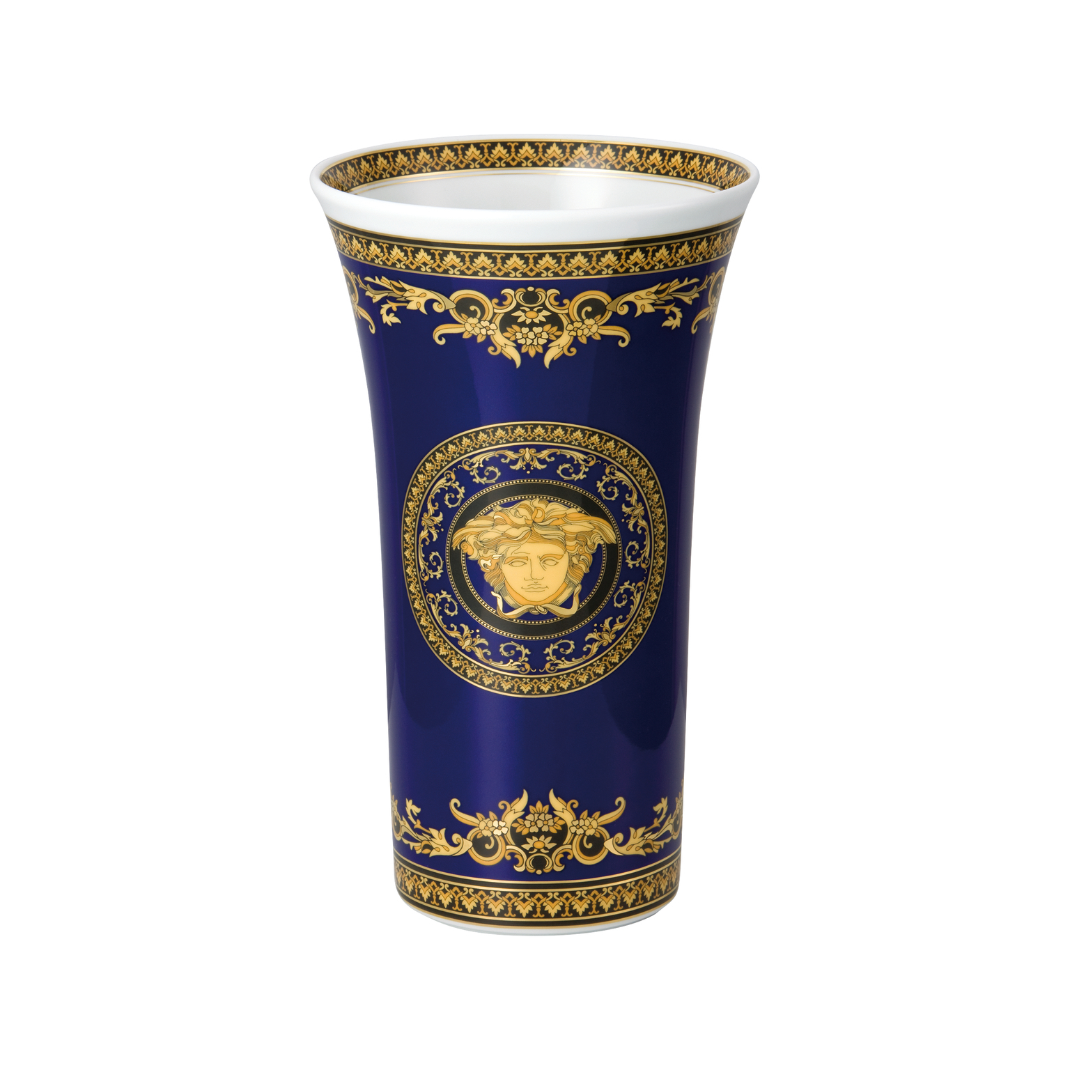 Versace Medusa Blue Vase 26 cm
