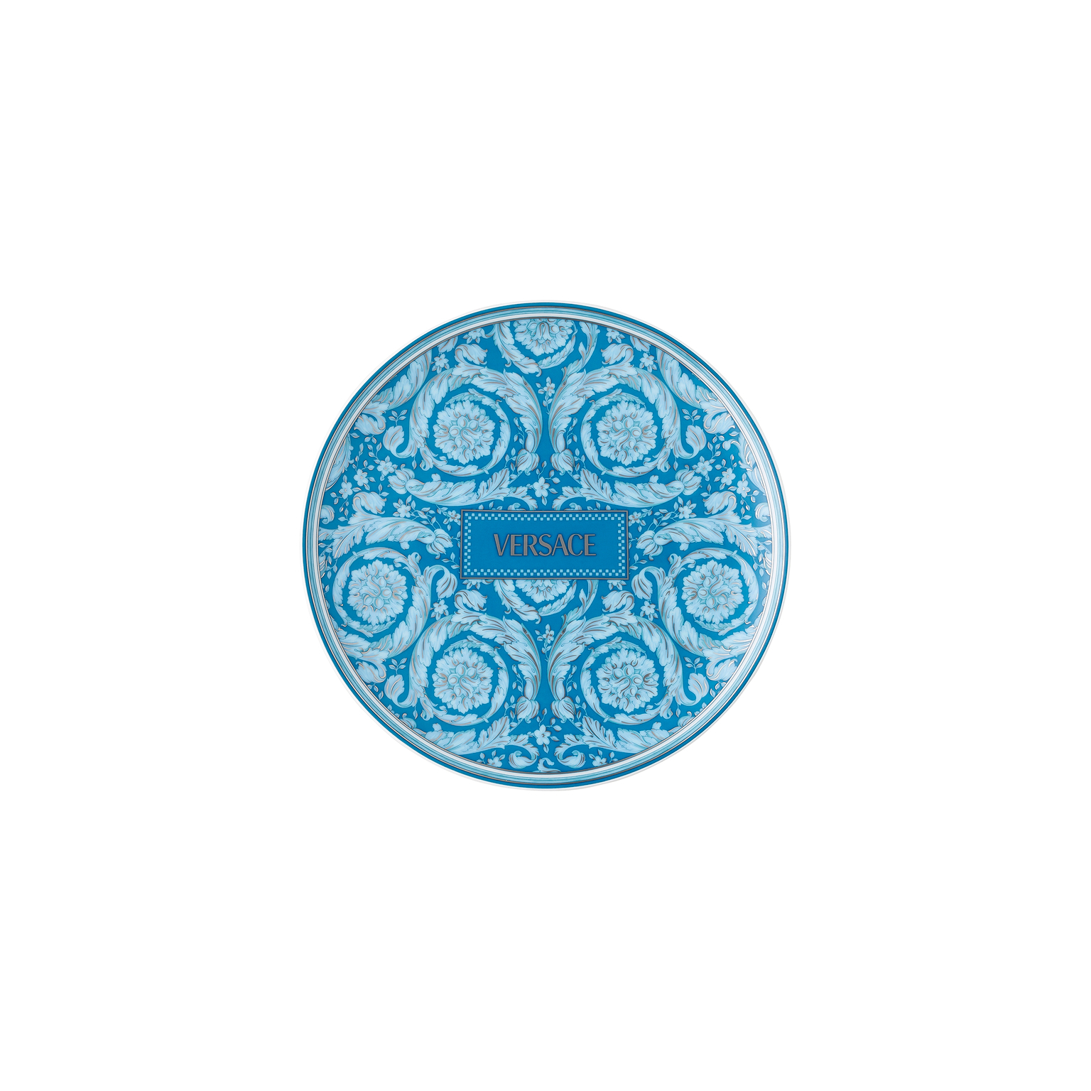 Versace Barocco Teal Brotteller 17 cm