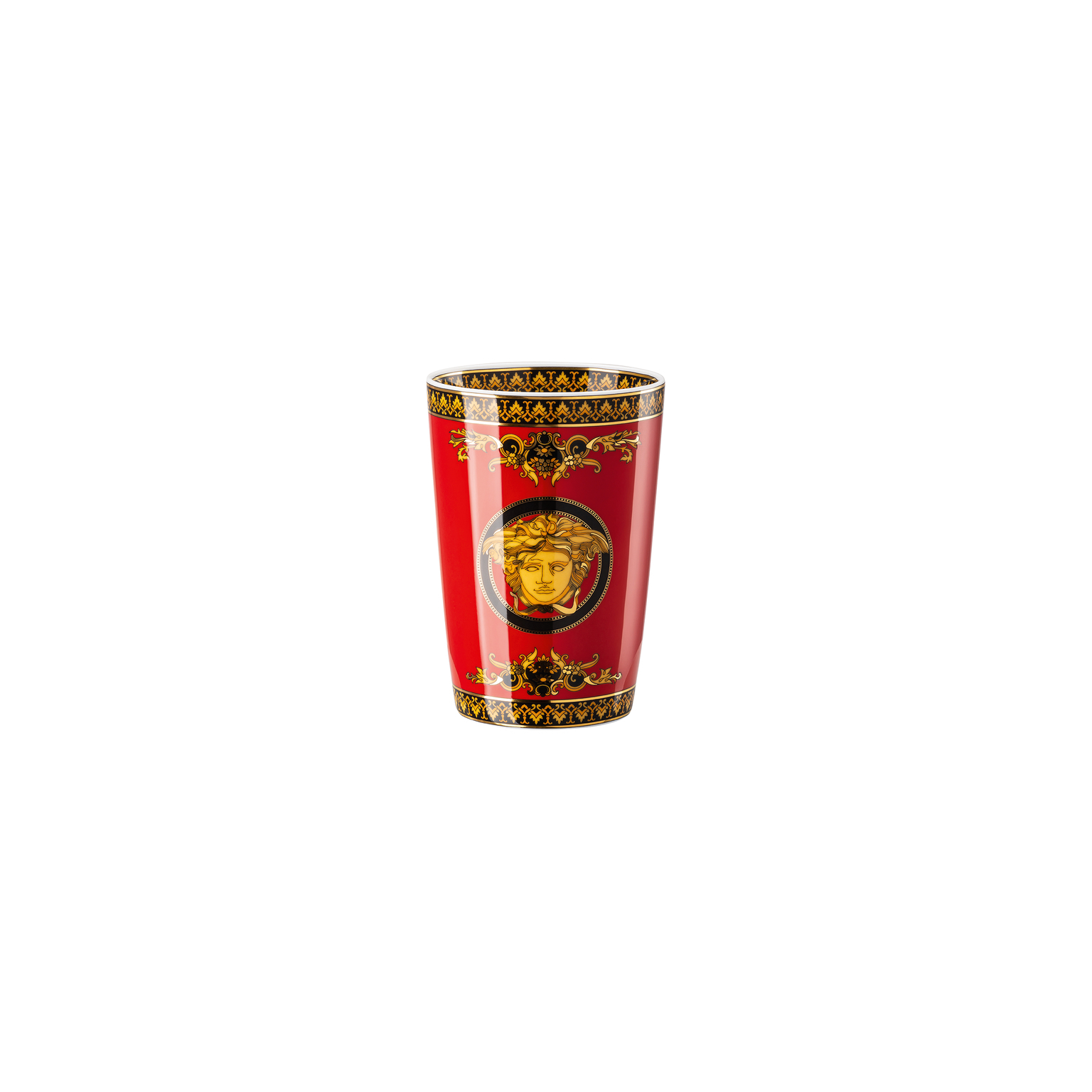 Versace Medusa Red Becher ohne Henkel