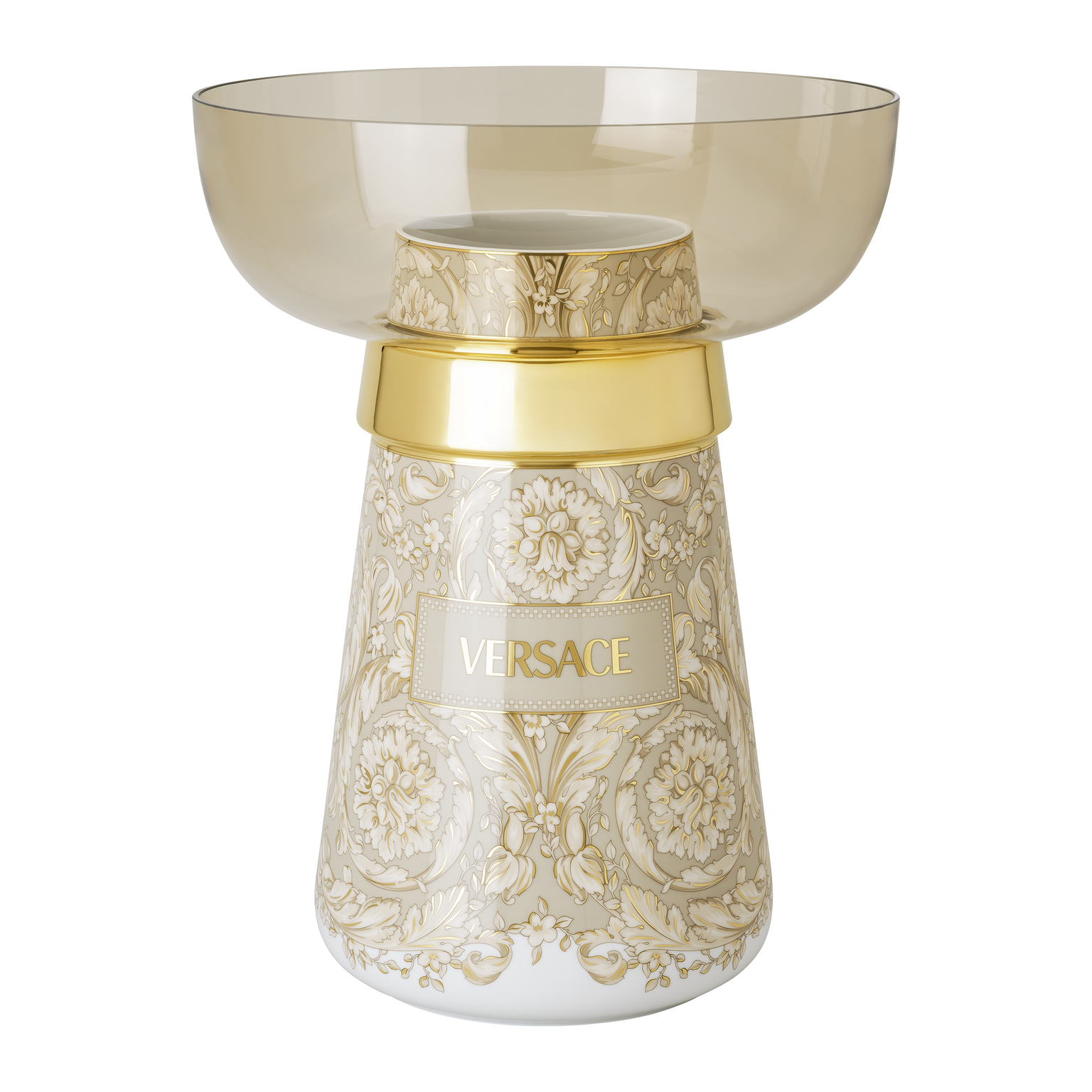Versace Barocco Beige Aufsatz zu Vase 38 cm