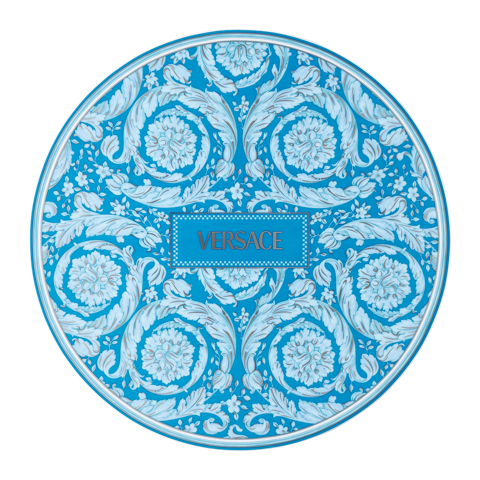 Versace Barocco Teal Platzteller 33 cm
