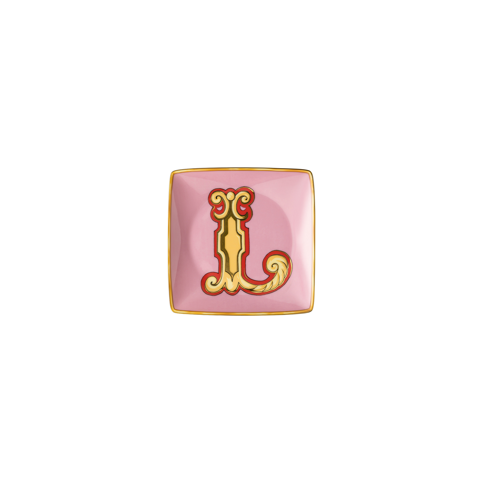 Versace Alphabet Schälchen 12 cm quadr. flach