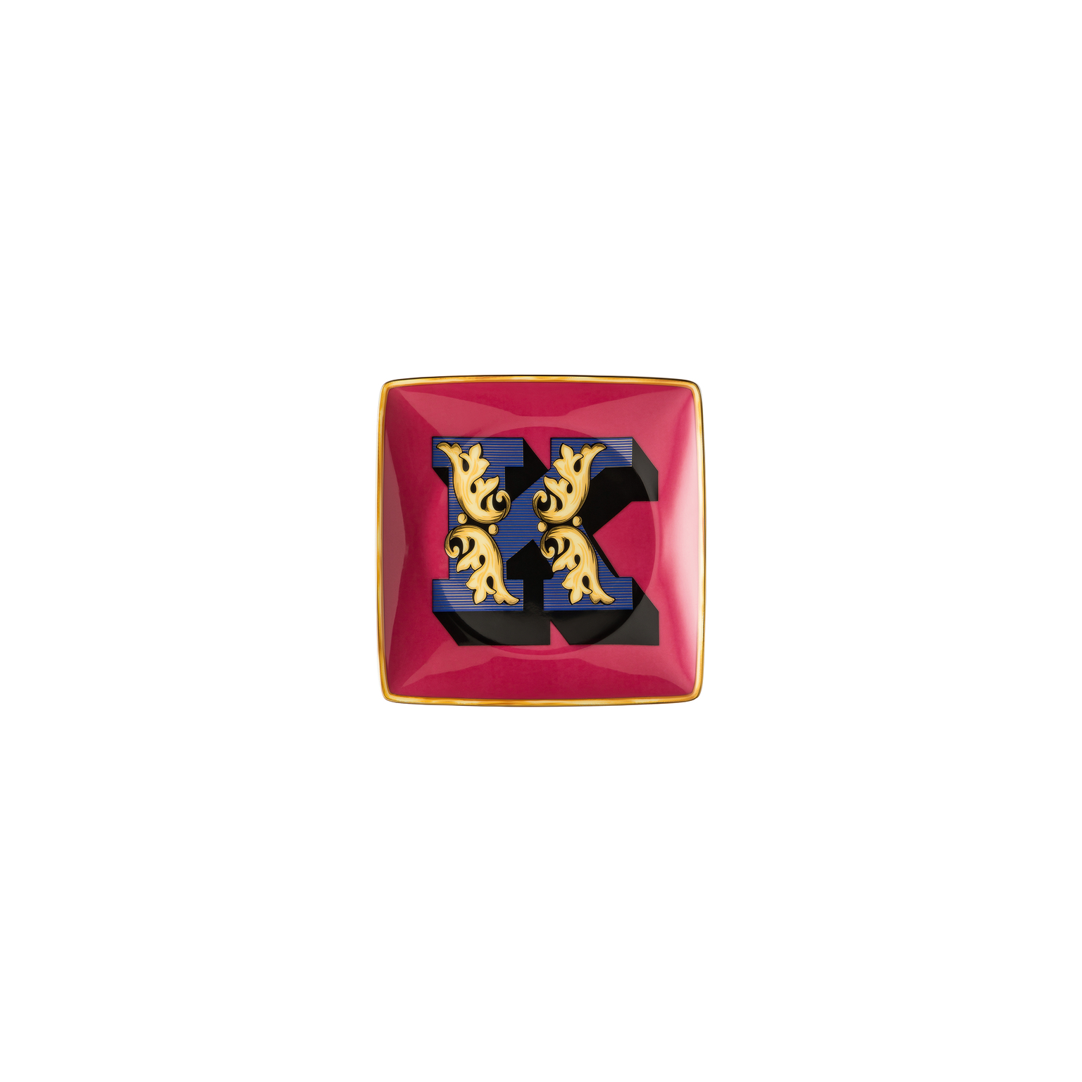 Versace Alphabet Schälchen 12 cm quadr. flach