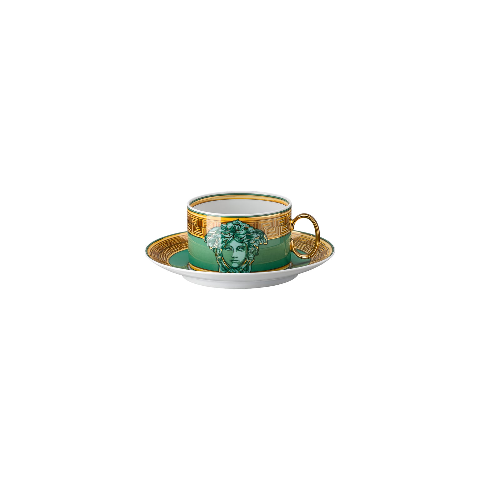 Versace Medusa Amplified Green Coin Teetasse 2-tlg.
